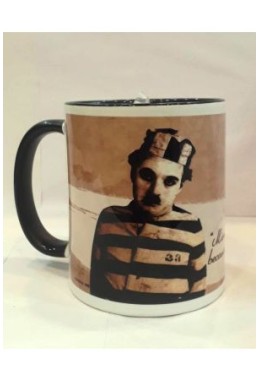 Khowabnama Coffee Mug - Charlie Chaplin (Black)