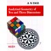 ANALYTICAL GEOMETRY OF TWO AND THREE DIMENSIONS