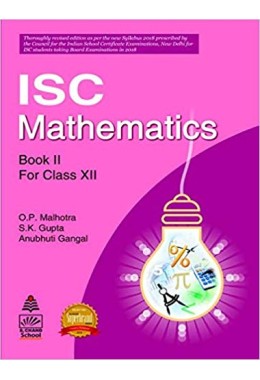 S. Chand's ISC Mathematics Book II for Class XII Paperback