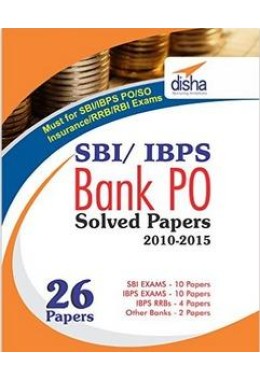 SBI & IBPS Bank PO Solved Papers- 26 papers