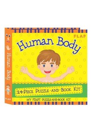 FLAP - 24 piece Puzzle + Book - Human Body