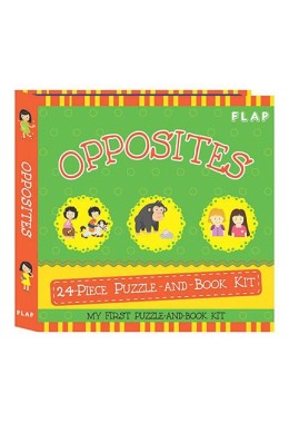 FLAP Opposites 24-piece Puzzle-and-Book Kit