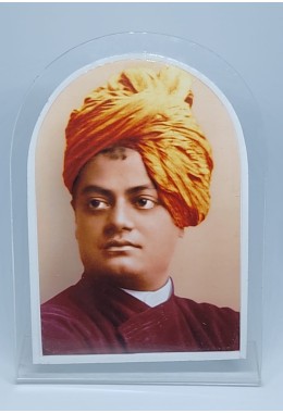 Statue frame of Swami Vevekananda, Laminated photo frame for Office, Room, Study Room