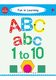 Fun In Learning: WRITE AND PRACTICE  CAPITAL LETTERS, SMALL  LETTERS, PATTERNS AND  NUMBERS 1 TO 10 (A SET OF 4 BOOKS)