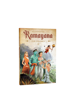 Illustrated Ramayana For Children (Black and White)