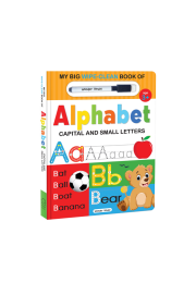 My Big Wipe And Clean Book of Alphabet for Kids : Capital And Small Letters