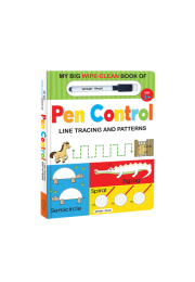 My Big Wipe And Clean Book of Pen Control for Kids : Line Tracing And Patterns