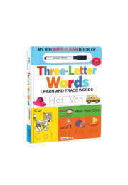 My Big Wipe And Clean Book of Three Letter Words for Kids : Learn And Trace Words