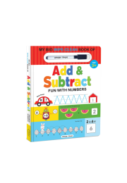 My Big Wipe And Clean Book of Add And Subtract  for Kids : Fun With Numbers