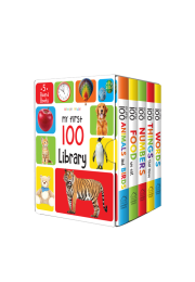 My First 100 Library: Boxset of 5 Early Learning Board Books for Kids/Children (homeschool | preschool | baby/toddler)