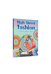 High Street Fashion Coloring book for adults