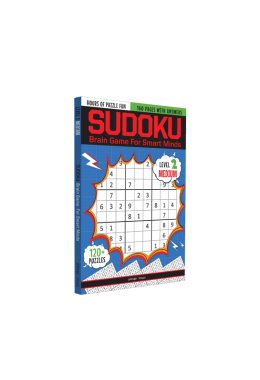 Sudoku - Brain Games For Smart Minds Level 2 Medium : Brain Booster Puzzles for Kids, 120+ Fun Games