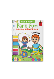 Pick and Paint Coloring Activity Book For Kids: Park fun