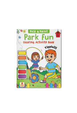 Pick and Paint Coloring Activity Book For Kids: Park fun