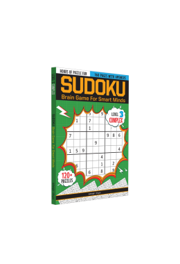 Sudoku - Brain Games For Smart Minds Level 3 Complex : Brain Booster Puzzles for Kids, 120+ Fun Games