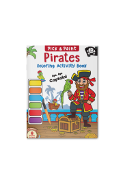 Pick and Paint Coloring Activity Book For Kids: Pirates