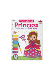 Pick and Paint Coloring Activity Book For Kids: Princess