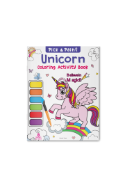 Pick and Paint Coloring Activity Book For Kids: Unicorn