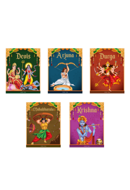 Children's First Mythology Stories - Pack of 5 books (Devi, Durga, Arjuna, Mahabharta, Krishna)