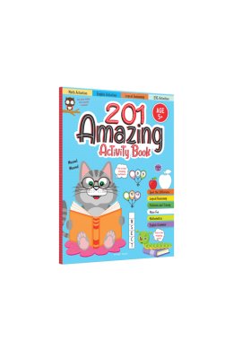 201 Amazing Activity Book - Fun Activities and Puzzles For Children: Spot The Difference, Logical Reasoning, Patterns & Tracing