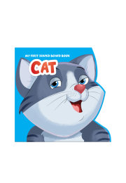 My First Shaped Board Book: Illustrated Cat - Animal Picture Book for Kids Age 2+ Board book