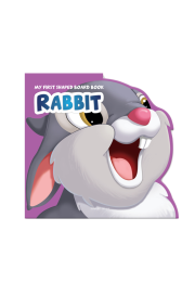 My First Shaped Board Book: Illustrated Rabbit - Animal Picture Book for Kids Age 2+ Board book