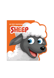 My First Shaped Board Book: Illustrated Sheep - Animal Picture Book for Kids Age 2+ Board book