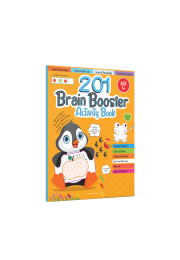 201 Brain Booster Activity Book - Fun Activities and Exercises For Children: Tracing & Pattern, Colors & Shapes, Maze