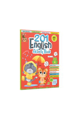 201 English Activity Book - Fun Activities and Grammar Exercises For Children: Alphabet & Words, Rhyming & Opposites