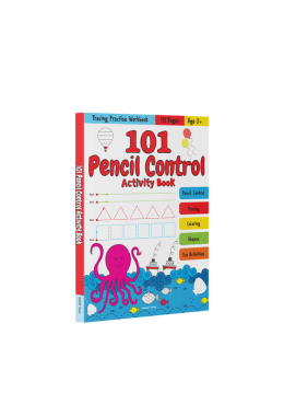 101 Pencil Control Activity Book For Kids: Tracing Practise Book Age 2+