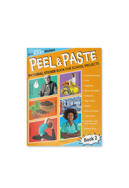 Peel & Paste - Pictorial Sticker Book For School Projects - Book 2