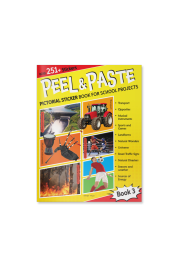 Peel & Paste - Pictorial Sticker Book For School Projects - Book 3