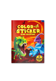 Color with Sticker - Dino Adventure