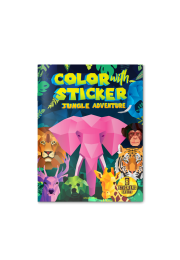 Color with Sticker - Jungle Adventure