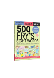 500 Fry’s Sight Words: Learn to Read Activity Book for Kids - Book -1