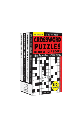 Crossword Puzzles Boxed Set (4 Books)