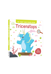 Triceratops : My First Dino Board Book - Illustrated Dino Picture Book for Children