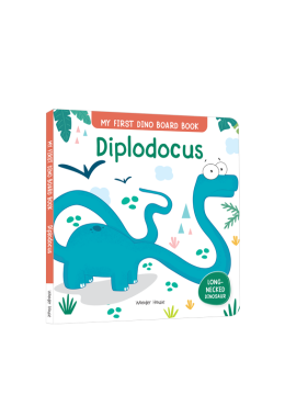 Diplodocus : My First Dino Board Book - Illustrated Dino Picture Book for Children