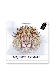 Majestic Animals: Colouring books for Adults with tear out sheets