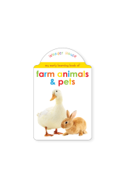 My Early Learning Book of Farm Animals and Pets: Attractive Shape Board Books For Kids