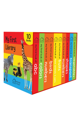 My First Library: Boxset of 10 Board Books for Kids (Pack-1)