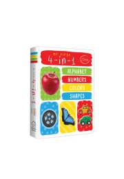 My First 4 In 1 Alphabet Numbers Colours Shapes: Padded Board Books