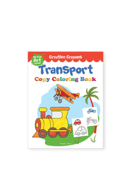 Colouring Book of Transport (Cars, Trains, Airplane and more): Creative Crayons Series - Crayon Copy Colour Books