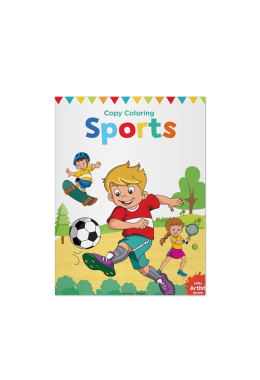 Little Artist Series Sports: Copy Colour Books