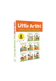 Little Artist Copy Colouring Boxset : Pack of 8 Books (Birds, Sea Animals, Fruits, Vegetables, Dinosaurs, Cars and People Around Us)