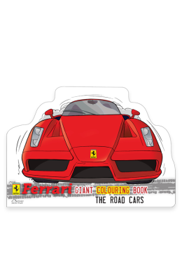 Ferrari Giant Colouring Book For Kids: The Racing Cars Colouring Book