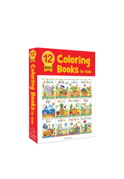 Colouring Books Boxset: Pack of 12 Copy Colour Books For Children