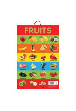 Fruits - Early Learning Educational Posters For Children: Perfect For Kindergarten, Nursery and Homeschooling (19 Inches X 29 Inches)