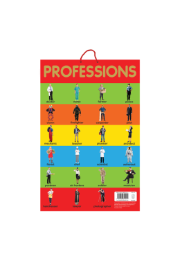 Professions - Early Learning Educational Posters For Children: Perfect For Kindergarten, Nursery and Homeschooling (19 Inches X 29 Inches)