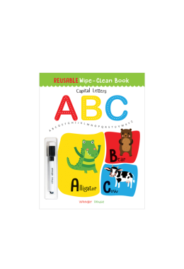 Reusable Wipe And Clean Book - Capital Letters : Write And Practice Capital Letters